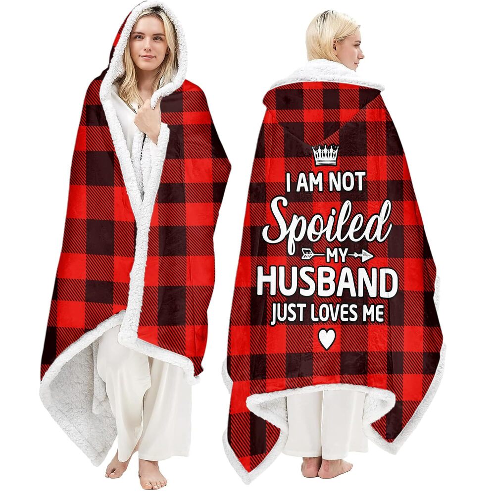 9812 Wearable Blanket Hoodie for Wife – Mother’s Day Birthday